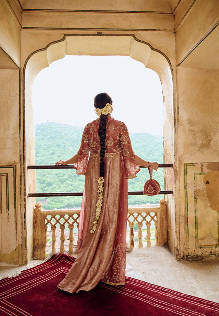 Rosewood Organza Jacket Outfit