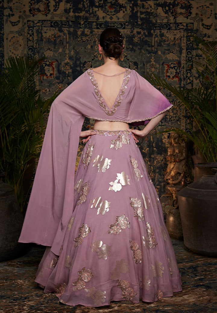 Foil Ortganza Skirt Top Outfit