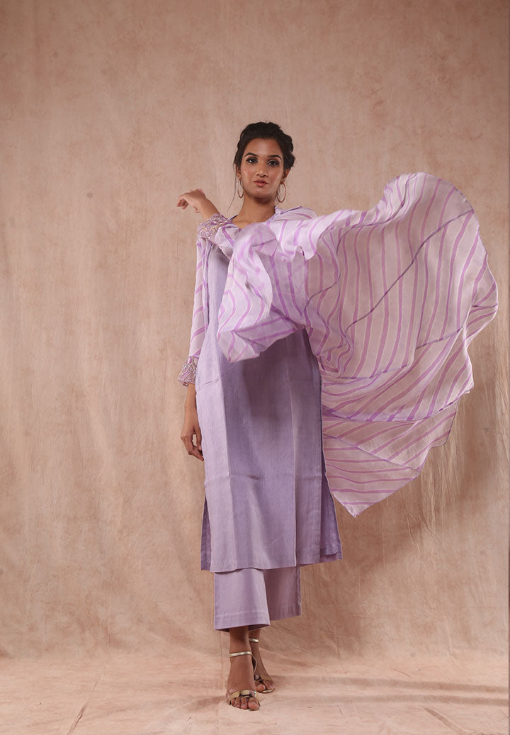 Lavendor Lehriya Jacket Outfit