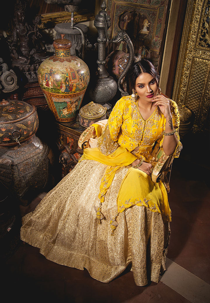 Banarsi Silk Lehenga Set