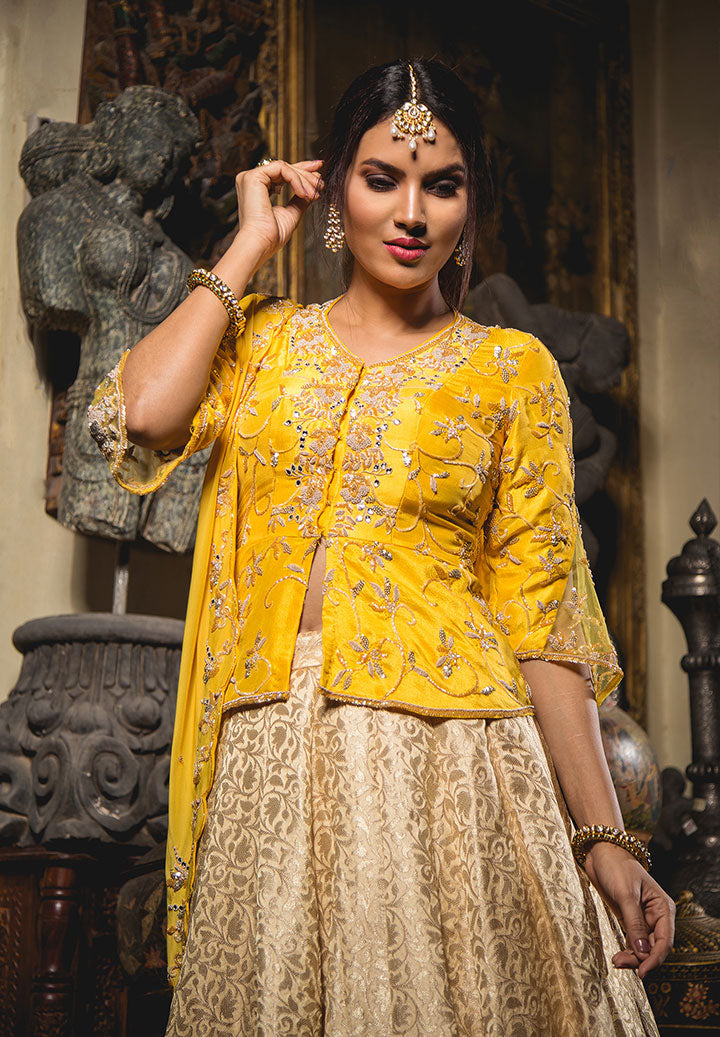 Banarsi Silk Lehenga Set