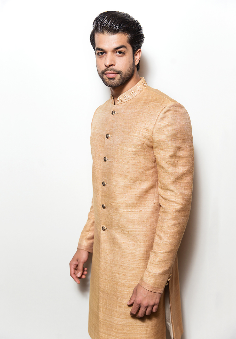 Sandstone Gold Sherwani